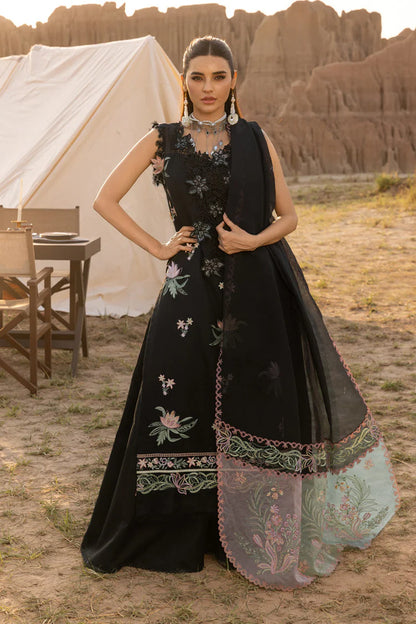 RANG RASIYA-3PC LAWN EMBROIDERED SHIRT WITH ORGANZA EMBROIDERED DUPATTA AND TROUSER