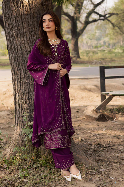 BATIK-3PC LAWN EMBROIDERED SHIRT WITH CHIFFON EMBROIDERED DUPATTA AND TROUSER