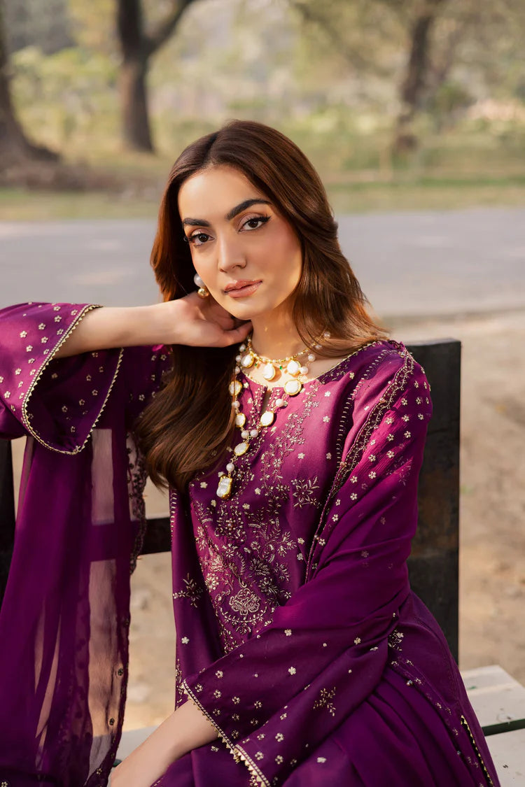 BATIK-3PC LAWN EMBROIDERED SHIRT WITH CHIFFON EMBROIDERED DUPATTA AND TROUSER