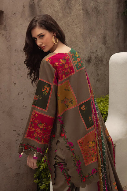 CHARIZMA-3PC LAWN DIGITAL PRINTED SHIRT WITH SILK PRINTED DUPATTA AND PRINTED TROUSER