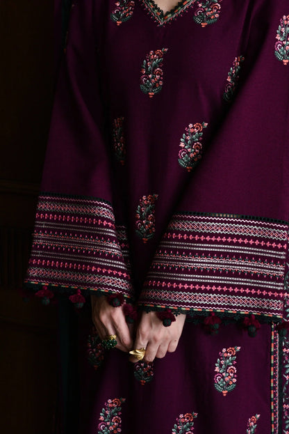 BATIK-3PC LAWN EMBROIDERED SHIRT WITH LAWN EMBROIDERED DUPATTA AND TROUSER