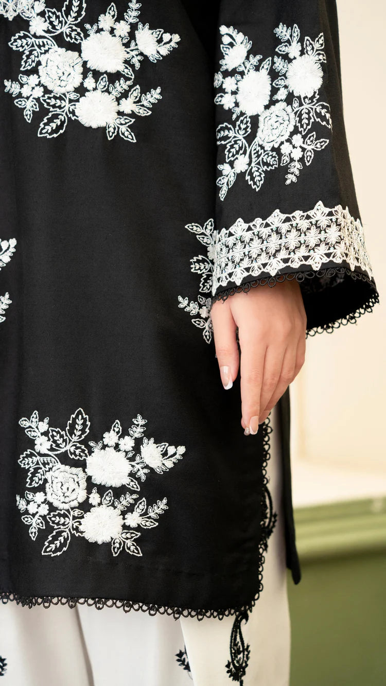 ZARA SHAHJAHAN-3PC LAWN EMBROIDERED SHIRT WITH CHIFFON PRINTED DUPATTA AND EMB TROUSER