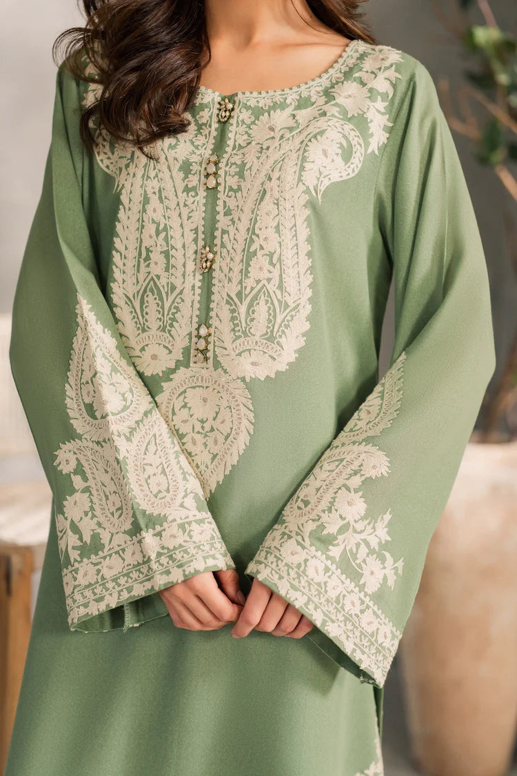 MIRANA-3PC LAWN EMBROIDERED SHIRT WITH BAMBER CHIFFON DUPATTA