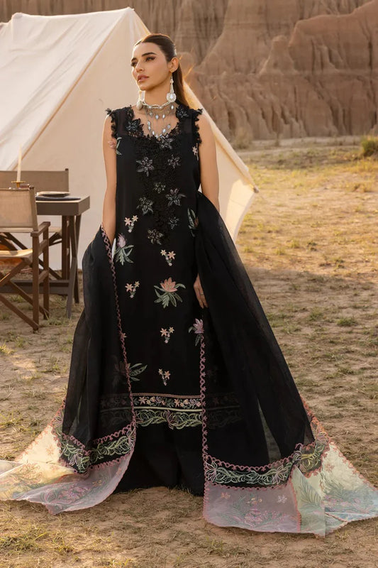 RANG RASIYA-3PC LAWN EMBROIDERED SHIRT WITH ORGANZA EMBROIDERED DUPATTA AND TROUSER